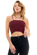 Load image into Gallery viewer, Smocked Cropped Camisole
