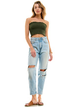 Load image into Gallery viewer, Smocked Crop Top