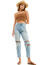 Load image into Gallery viewer, Smocked Cropped Camisole