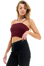 Load image into Gallery viewer, Smocked Cropped Camisole