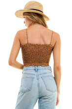 Load image into Gallery viewer, Smocked Cropped Camisole