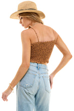 Load image into Gallery viewer, Smocked Cropped Camisole
