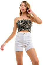 Load image into Gallery viewer, Smocked Cropped Cami