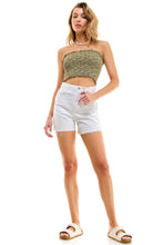 Load image into Gallery viewer, Smocked Crop Top