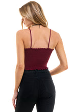 Load image into Gallery viewer, Smocked Cropped Camisole
