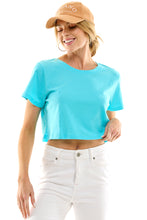 Load image into Gallery viewer, Boxy Cotton Crop Tees