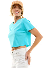 Load image into Gallery viewer, Boxy Cotton Crop Tees