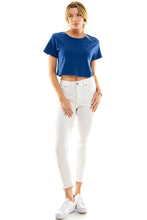 Load image into Gallery viewer, Boxy Cotton Crop Tees