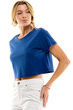 Load image into Gallery viewer, Boxy Cotton Crop Tees