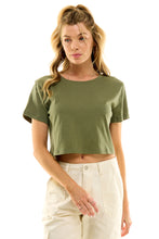 Load image into Gallery viewer, Boxy Cotton Crop Tees