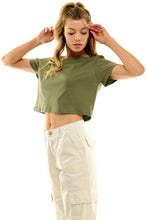 Load image into Gallery viewer, Boxy Cotton Crop Tees
