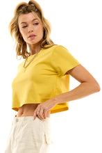 Load image into Gallery viewer, Boxy Cotton Crop Tees