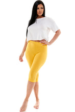 Load image into Gallery viewer, Cotton Capri Leggings
