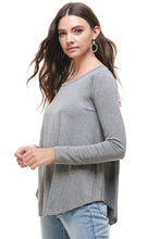 Load image into Gallery viewer, T20164 | Long Sleeve Loose Fit Solid Top