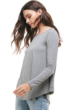 Load image into Gallery viewer, T20164 | Long Sleeve Loose Fit Solid Top