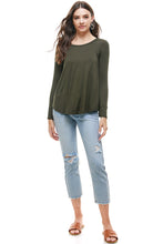 Load image into Gallery viewer, T20164 | Long Sleeve Loose Fit Solid Top