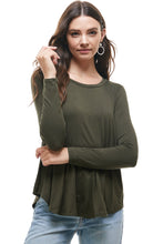 Load image into Gallery viewer, T20164 | Long Sleeve Loose Fit Solid Top