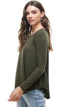 Load image into Gallery viewer, T20164 | Long Sleeve Loose Fit Solid Top