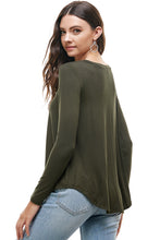 Load image into Gallery viewer, T20164 | Long Sleeve Loose Fit Solid Top