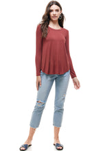 Load image into Gallery viewer, T20164 | Long Sleeve Loose Fit Solid Top