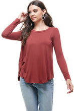 Load image into Gallery viewer, T20164 | Long Sleeve Loose Fit Solid Top