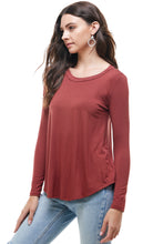 Load image into Gallery viewer, T20164 | Long Sleeve Loose Fit Solid Top