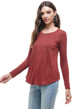 Load image into Gallery viewer, T20164 | Long Sleeve Loose Fit Solid Top
