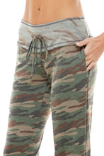 Load image into Gallery viewer, French Terry Lounge Pants - Green/Brown