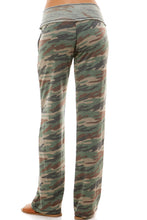 Load image into Gallery viewer, French Terry Lounge Pants - Green/Brown
