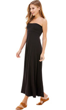 Load image into Gallery viewer, Women's Solid Fold Over Tube Strapless Jumpsuit