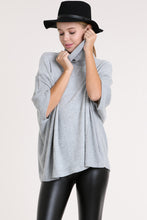 Load image into Gallery viewer, T20207 | Hacci Turtleneck Dolman Sleeve Top