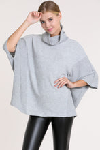 Load image into Gallery viewer, T20207 | Hacci Turtleneck Dolman Sleeve Top