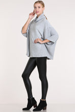 Load image into Gallery viewer, T20207 | Hacci Turtleneck Dolman Sleeve Top