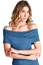 Load image into Gallery viewer, Off Shoulder Solid Top