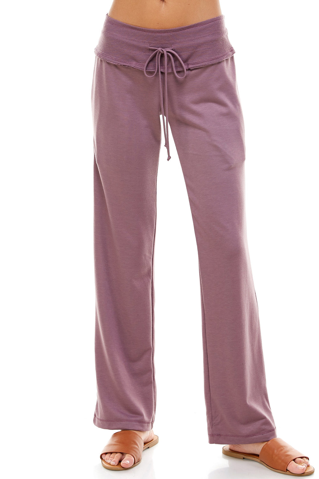 French Terry Lounge  Pants -Mauve