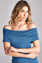 Load image into Gallery viewer, Off Shoulder Solid Top