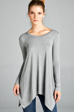 Load image into Gallery viewer, Long Sleeve Asymmetrical Tunic
