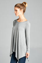 Load image into Gallery viewer, Long Sleeve Asymmetrical Tunic