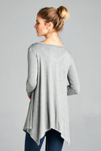 Load image into Gallery viewer, Long Sleeve Asymmetrical Tunic