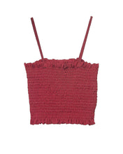 Load image into Gallery viewer, Smocked Cropped Camisole