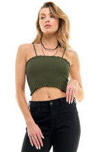 Load image into Gallery viewer, Smocked Cropped Camisole