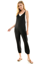 Load image into Gallery viewer, Loose Fit Back Strap Tie Jumpsuit
