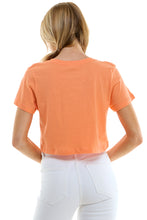 Load image into Gallery viewer, Premium Crop Tee - Apricot
