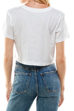 Load image into Gallery viewer, Cotton Crop Top | White
