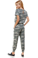 Load image into Gallery viewer, Camo French Terry Jumpsuit
