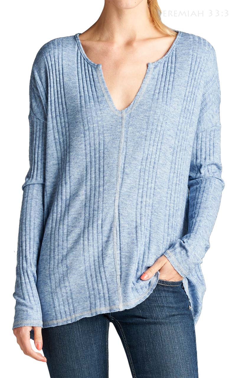 Ribbed Loose Fit Top