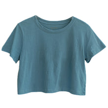 Load image into Gallery viewer, Premium Crop Tee - Cobalt
