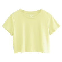 Load image into Gallery viewer, Cotton Crop Top | Snow
