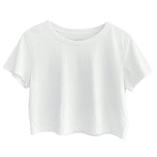 Load image into Gallery viewer, Cotton Crop Top | White
