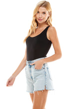 Load image into Gallery viewer, Sleeveless Double Layered Bodysuit - Black
